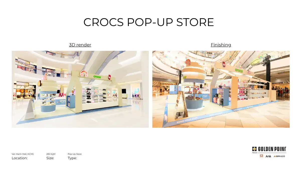 From Render to Reality: Bringing the CROCS Pop-Up Experience to Life 6 Crocs blog 2