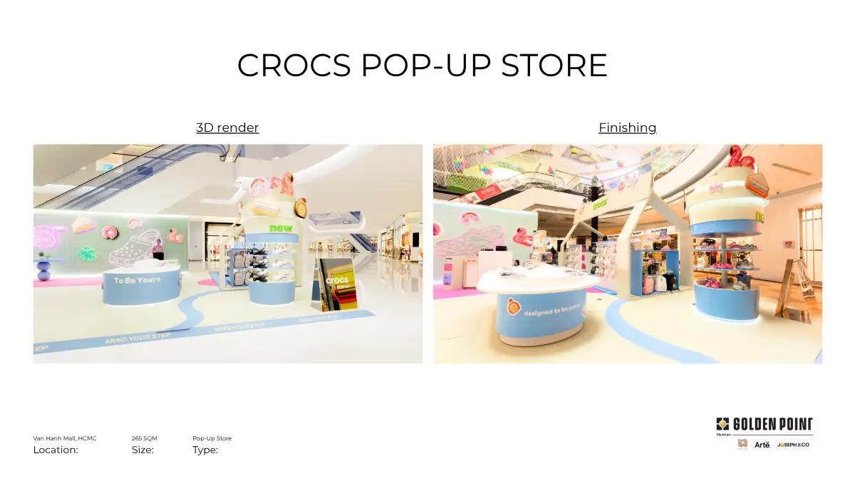 From Render to Reality: Bringing the CROCS Pop-Up Experience to Life 9 Crocs blog 5