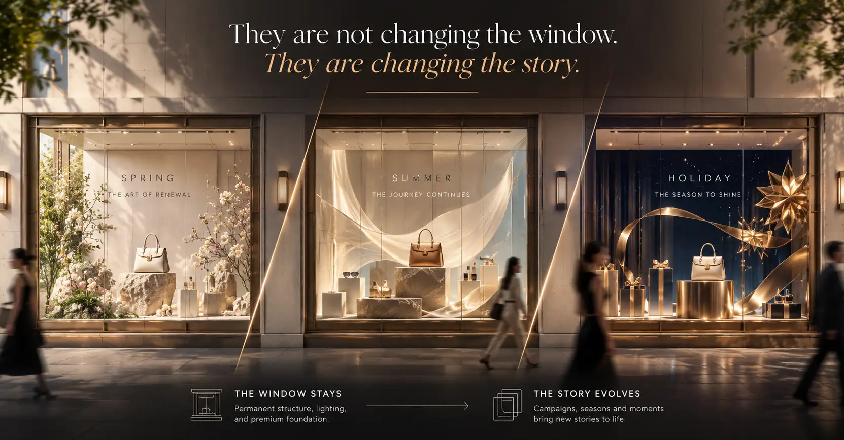 Why Do Luxury Stores Replace an Entire Window Every Few Weeks? 2 AI image 3107